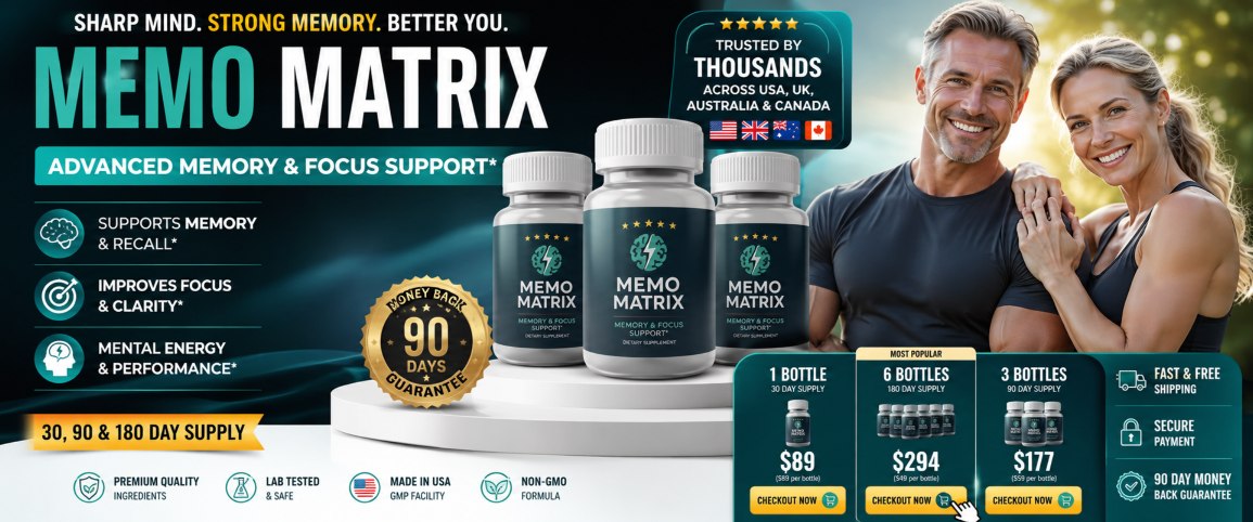 Memo Matrix Cognitive Boost Capsules bottles with pricing offers